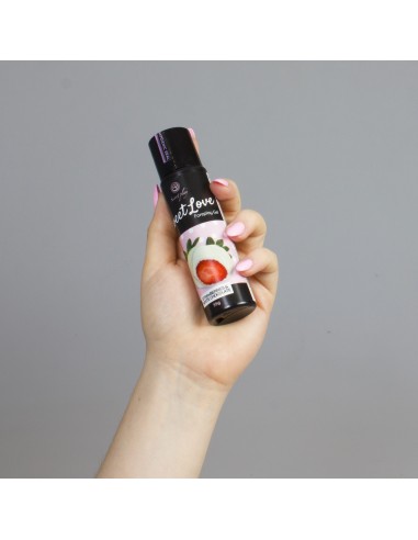 Jadalny żel intymny Sweet Love Strawberry / White Chocolate 60 ml - Lubrykanty do seksu oralnego - 3