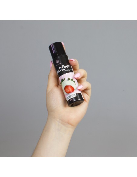 Jadalny żel intymny Sweet Love Strawberry / White Chocolate 60 ml - Lubrykanty do seksu oralnego - 3