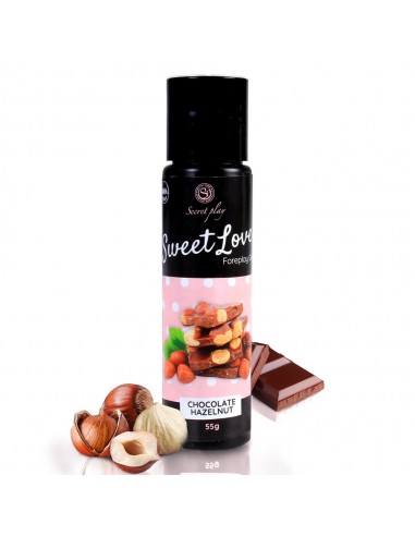 Jadalny żel intymny Sweet Love Chocolate Hazelnut 60 ml - Lubrykanty do seksu oralnego - 1