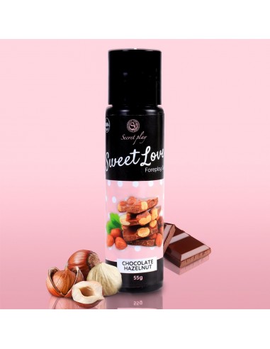 Jadalny żel intymny Sweet Love Chocolate Hazelnut 60 ml - Lubrykanty do seksu oralnego - 4