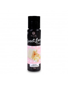 Jadalny żel intymny Sweet Love White Chocolate 60 ml - Lubrykanty do seksu oralnego - 1 2
