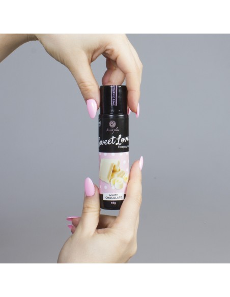 Jadalny żel intymny Sweet Love White Chocolate 60 ml - Lubrykanty do seksu oralnego - 3