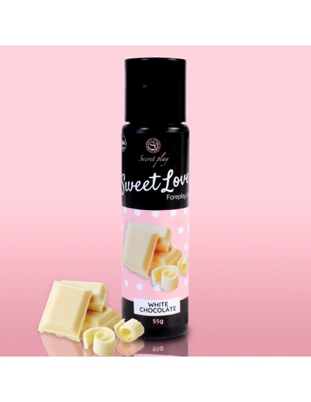 Jadalny żel intymny Sweet Love White Chocolate 60 ml - Lubrykanty do seksu oralnego - 4