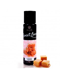 Jadalny żel intymny Sweet Love Caramel Toffee 60 ml - Lubrykanty do seksu oralnego - 1