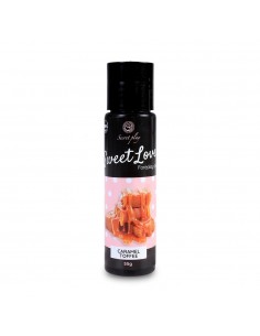 Jadalny żel intymny Sweet Love Caramel Toffee 60 ml - Lubrykanty do seksu oralnego - 1 2