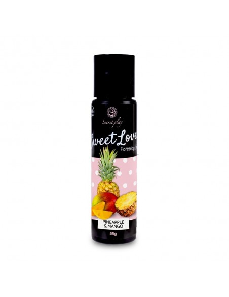Jadalny żel intymny Sweet Love Mango / Pineapple 60 ml - Lubrykanty do seksu oralnego - 2