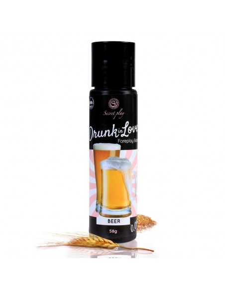 Jadalny żel intymny Drunk in Love Beer Balm 60 ml - Lubrykanty do seksu oralnego - 1