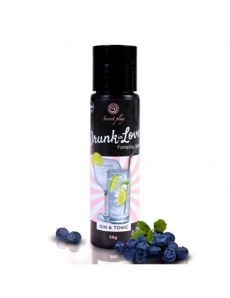 Jadalny żel intymny Drunk in Love Gin / Tonic Balm 60 ml - Lubrykanty do seksu oralnego - 1