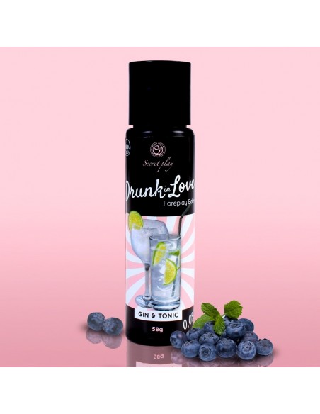 Jadalny żel intymny Drunk in Love Gin / Tonic Balm 60 ml - Lubrykanty do seksu oralnego - 4