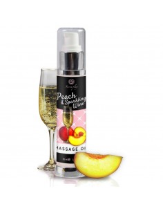 Olejek Do Masażu Peach / Sparkling Wine Massage Oil 50 ml - Olejki i żele do masażu - 1