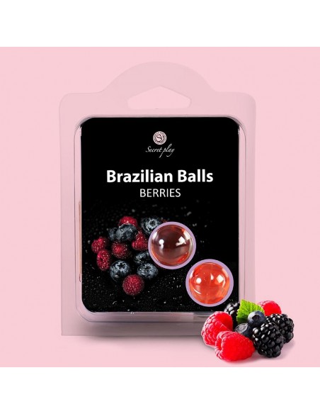 Brazylijskie kulki do masażu Berries 2 szt. - Olejki i żele do masażu - 3