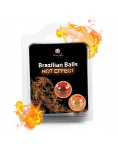 Brazylijskie kulki do masażu Hot Effect 2 szt. - Olejki i żele do masażu - 1