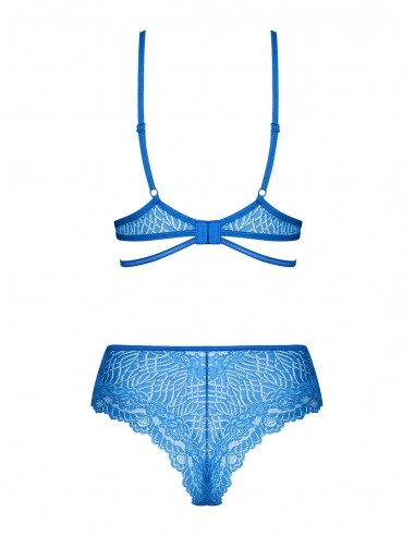 Komplet Bielizny Bluellia 2-Częściowy Niebieski L/Xl - Komplety bielizny erotycznej - 6