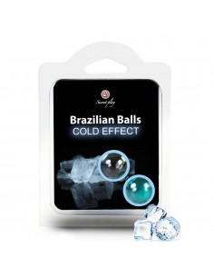 Brazylijskie kulki do masażu Cold Effect 2 szt. - Olejki i żele do masażu - 1