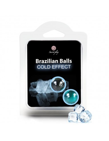 Brazylijskie kulki do masażu Cold Effect 2 szt. - Olejki i żele do masażu - 1
