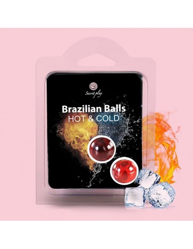 Brazylijskie kulki do masażu Hot / Cold 2 szt. - Olejki i żele do masażu - 3