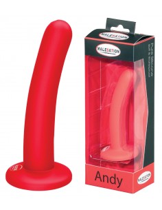 Sztuczny penis Malesation Andy Dildo Red - Dilda silikonowe - 1