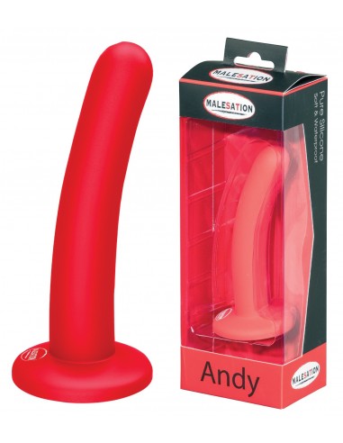Sztuczny penis Malesation Andy Dildo Red - Dilda silikonowe - 1