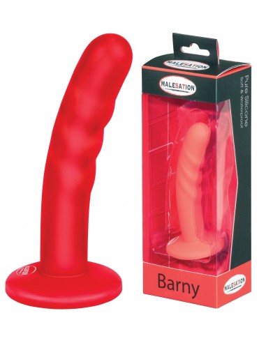 Sztuczny penis Malesation Barny Dildo Red - Dilda silikonowe - 1