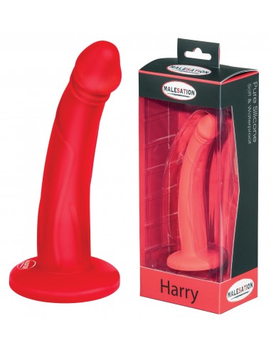 Sztuczny penis Malesation Harry Dildo Red - Dilda silikonowe - 1