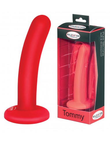 Sztuczny penis Malesation Tommy Dildo Red - Dilda silikonowe - 1