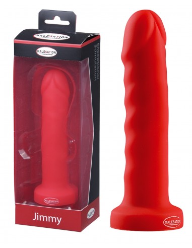 Sztuczny penis Malesation Jimmy Dildo Red - Dilda silikonowe - 1