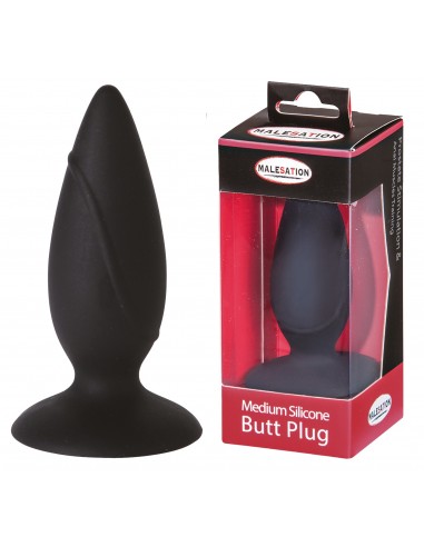 Korek analny Malesation Silicone Plug Medium - Korki analne silikonowe - 1