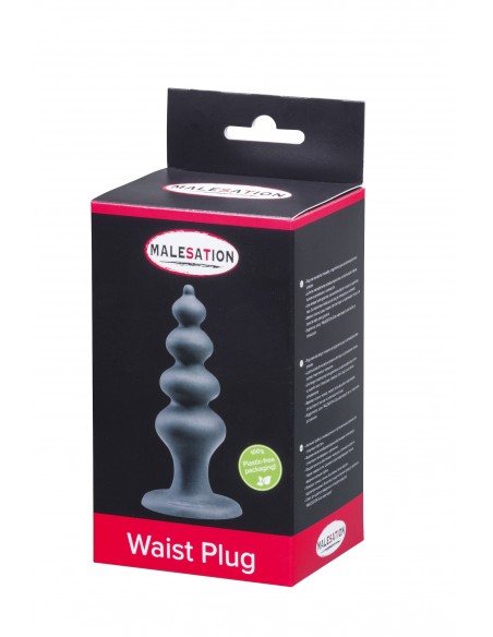 Korek analny Malesation Waist Plug - Korki analne silikonowe - 3