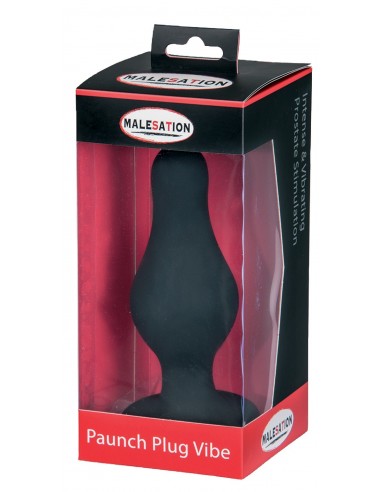 Korek analny Malesation Paunch Plug Vibe - Korki analne silikonowe - 3