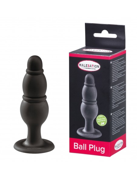 Korek analny Malesation Ball Plug - Korki analne silikonowe - 1