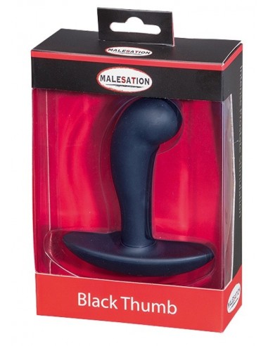 Korek analny Malesation Black Thumb - Korki analne silikonowe - 3