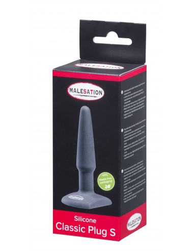 Korek analny Malesation Silicone Classic Plug S - Korki analne silikonowe - 3