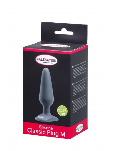 Korek analny Malesation Silicone Classic Plug M - Korki analne silikonowe - 3