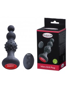 Korek analny wibrujący Malesation Vibro Drill Plug - Kulki i korki analne wibrujące - 1 2