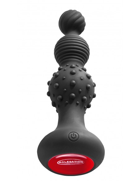 Korek analny wibrujący Malesation Vibro Drill Plug - Kulki i korki analne wibrujące - 3