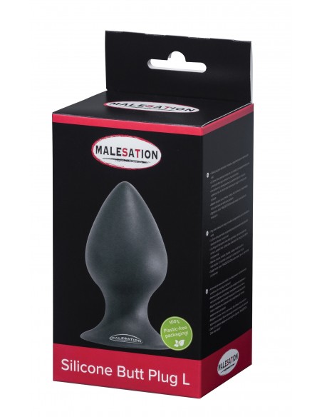 Korek analny Malesation Silicone Butt Plug L - Korki analne silikonowe - 3