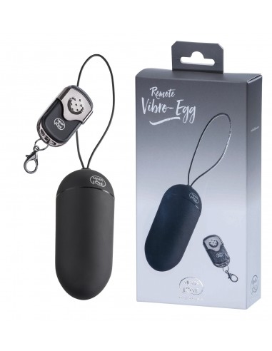 Jajeczko wibrujące Minds Of Love Remote Vibro-Egg Black - Wibratory Jajeczka - 1