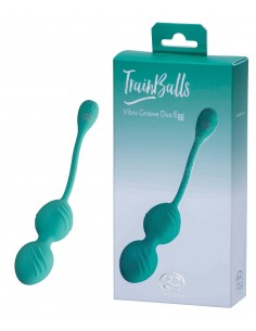 Wibrujące kulki gejszy Minds Of Love Groove Duo Egg Mint - Kulki Gejszy i Jajeczka Wibrujące - 1