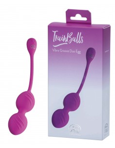 Wibrujące kulki gejszy Minds Of Love Groove Duo Egg Pink - Kulki Gejszy i Jajeczka Wibrujące - 1