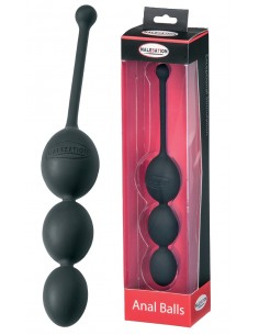 Kulki analne MALESATION Anal Balls black - Kulki analne, koraliki analne - 1 2