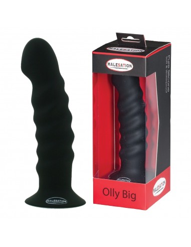 Sztuczny penis Malesation Olly Dildo Big Black - Dilda silikonowe - 1