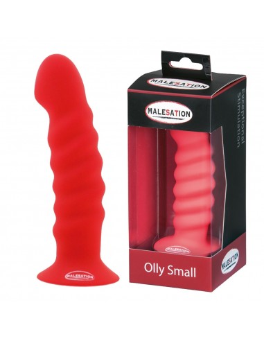 Sztuczny penis Malesation Olly Dildo Small Red - Dilda silikonowe - 1