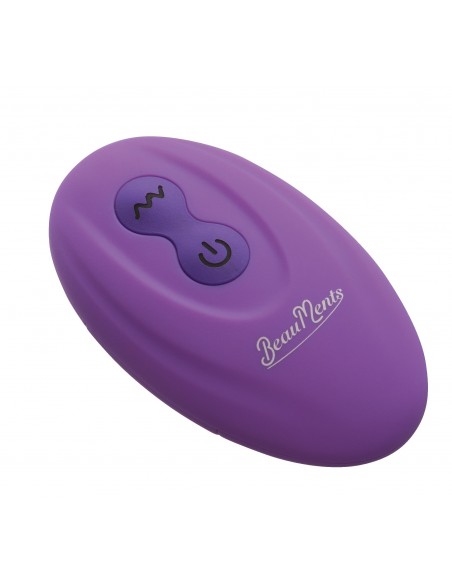 Pierścień Na Penisa Wibrujący Beauments Twosome Fun Fioletowy - Pierścienie erekcyjne wibrujące - 5