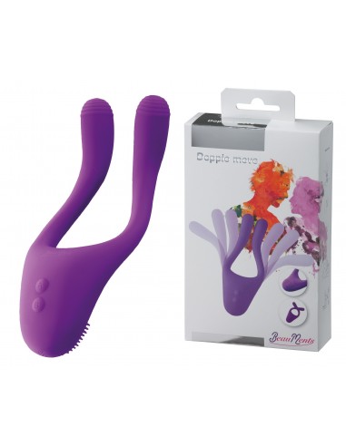 Wibrator dla par BeauMents Doppio move purple - Stymulatory i wibratory dla par - 2