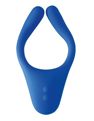 Wibrator dla par BeauMents Doppio move blue - Stymulatory i wibratory dla par - 4