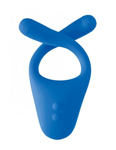 Wibrator dla par BeauMents Doppio move blue - Stymulatory i wibratory dla par - 5