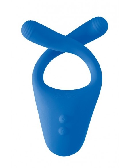 Wibrator dla par BeauMents Doppio move blue - Stymulatory i wibratory dla par - 5