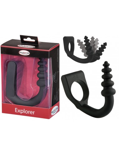 Pierścień na Penisa z wibracją  Explorer - Pierścienie erekcyjne wibrujące - 1