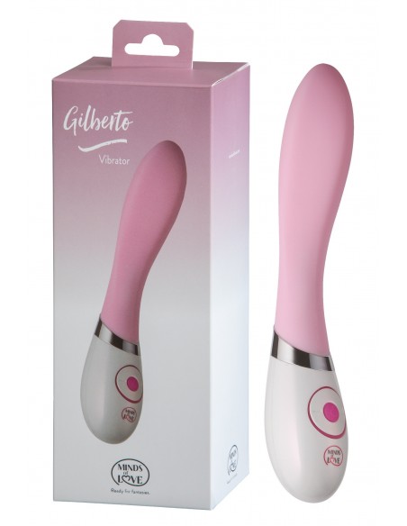 Stymulator punktu G MINDS of LOVE Gilberto pink/ white - Wibratory Punktu G - 3