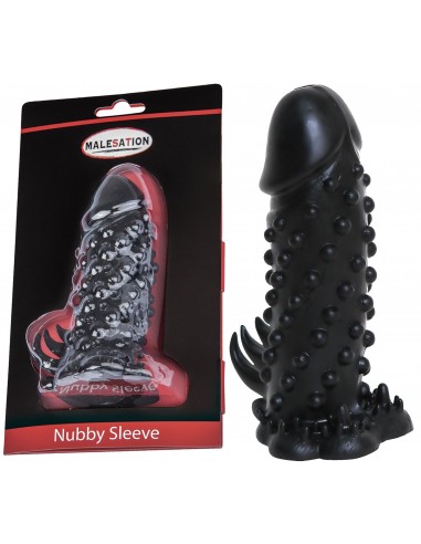 Stymulująca Nakładka Na Penisa Nubby Sleeve - Przedłużki i nakładki na penisa - 1